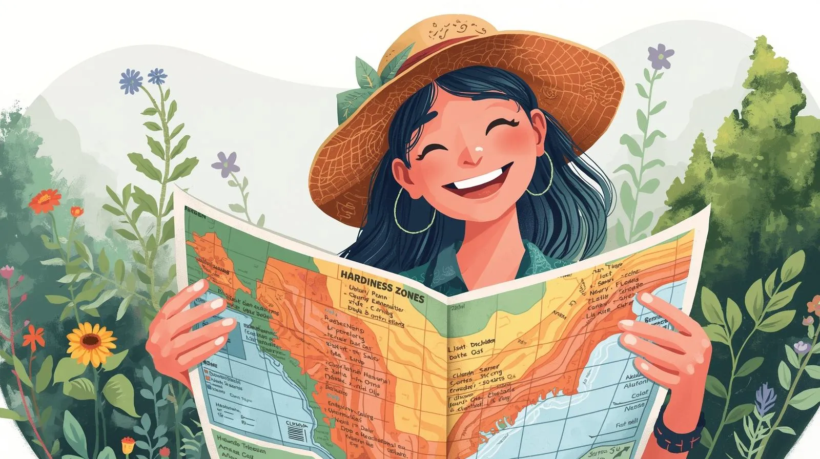 USDA Hardiness Zone Map showing climate zones across North America for gardeners choosing plants suited to their growing region