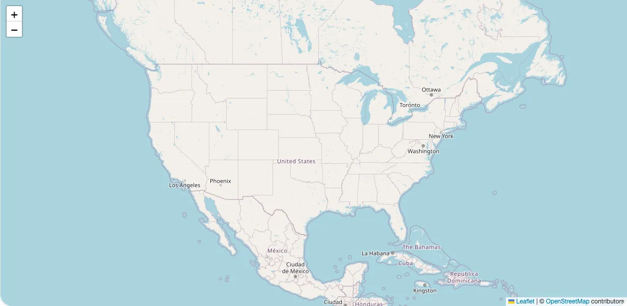 Preview of Rita’s interactive Leaflet map with OpenStreetMap streets and terrain