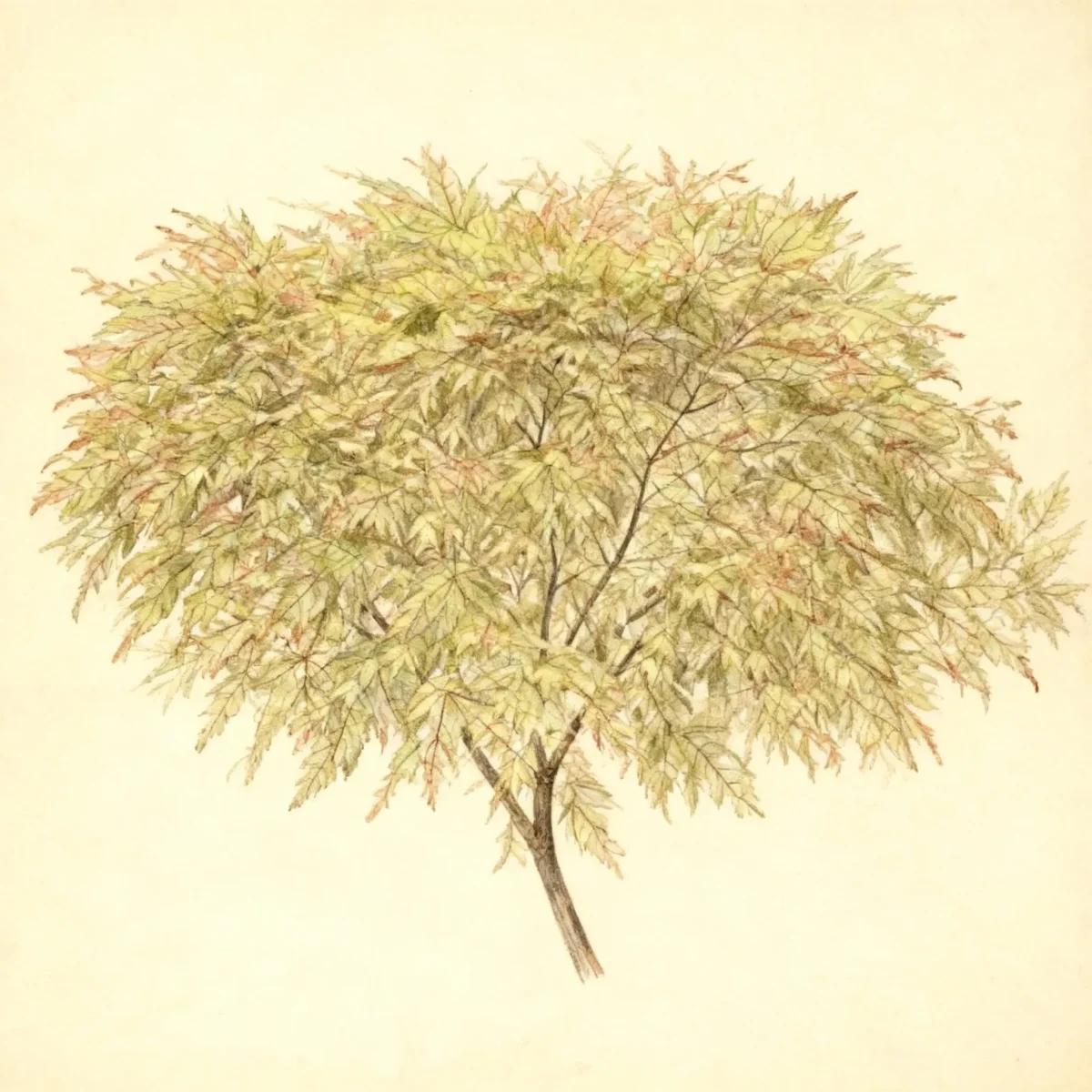 Japanese maple (Acer palmatum 'Katsura')