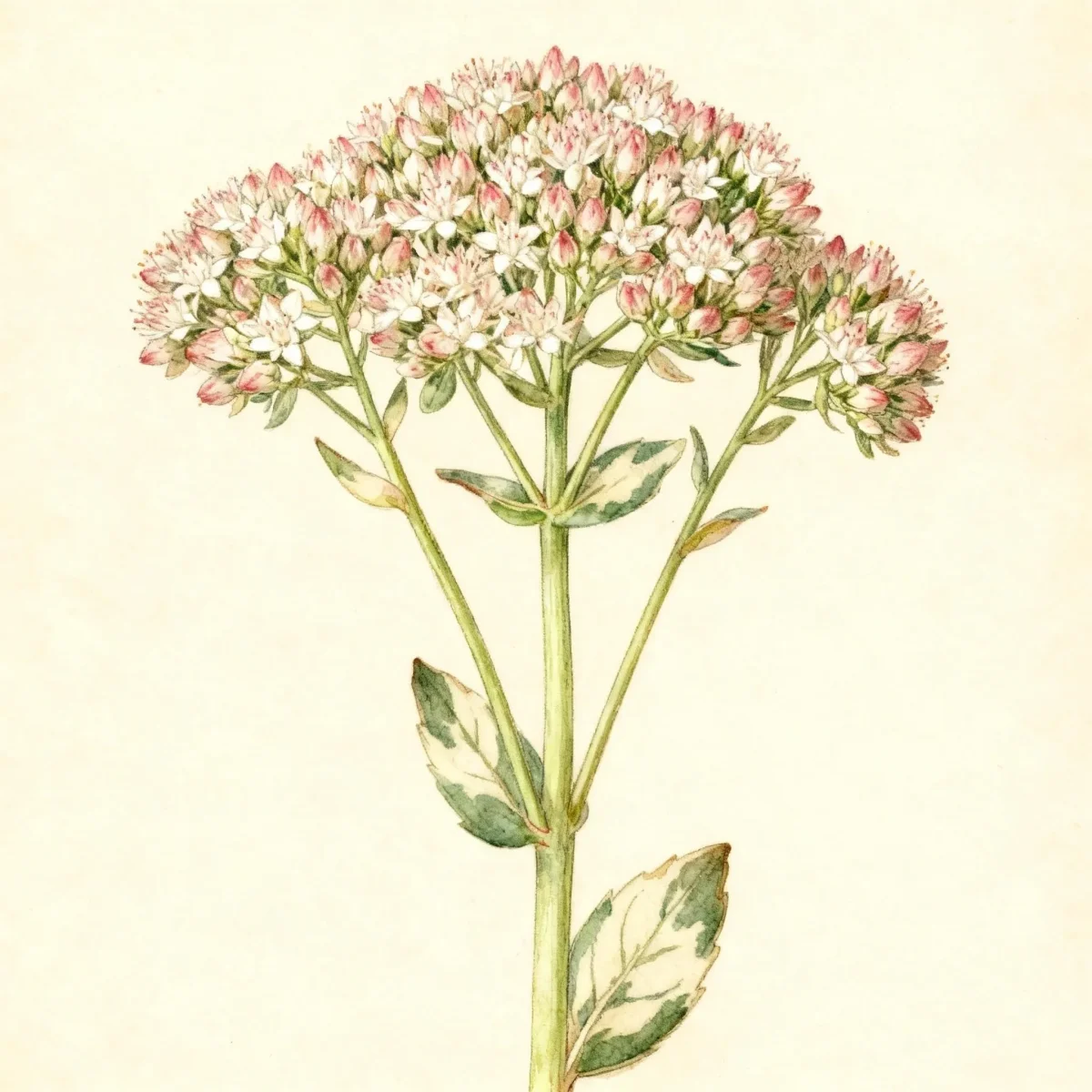 Stonecrop (Hylotelephium erythrostictum 'Mediovariegatum')