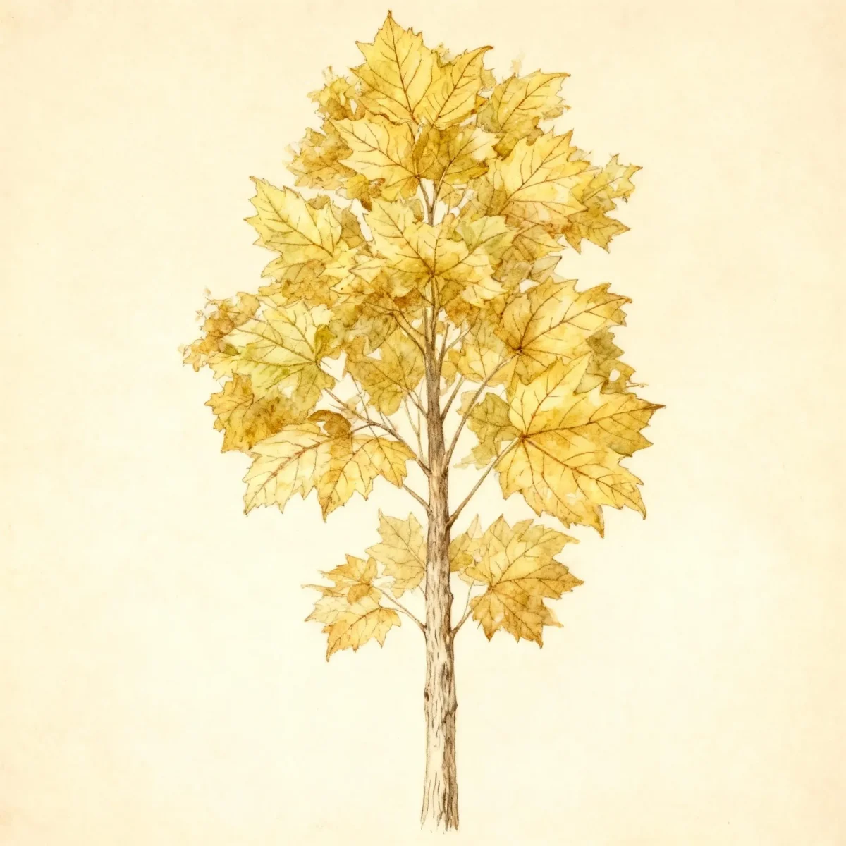 Sugar maple (Acer saccharum 'Goldspire')