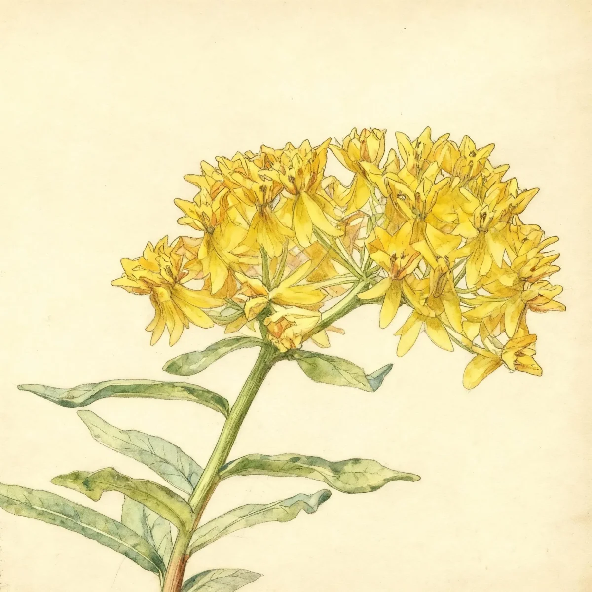 Butterfly weed (Asclepias tuberosa 'Hello Yellow')