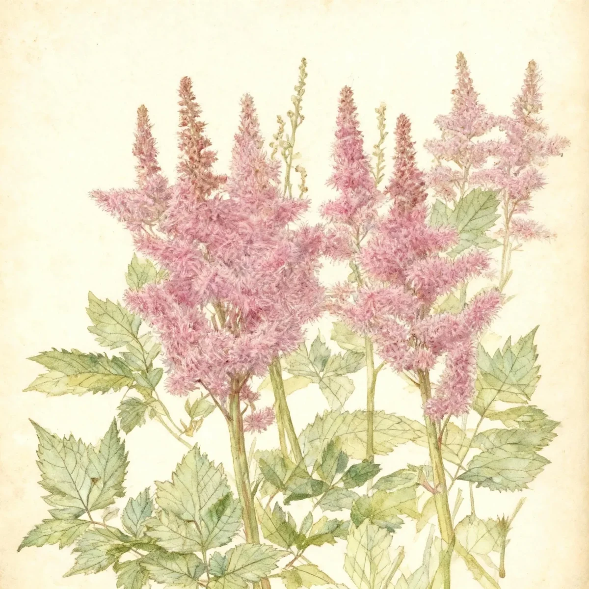 Chinese astilbe (Astilbe chinensis 'Visions')