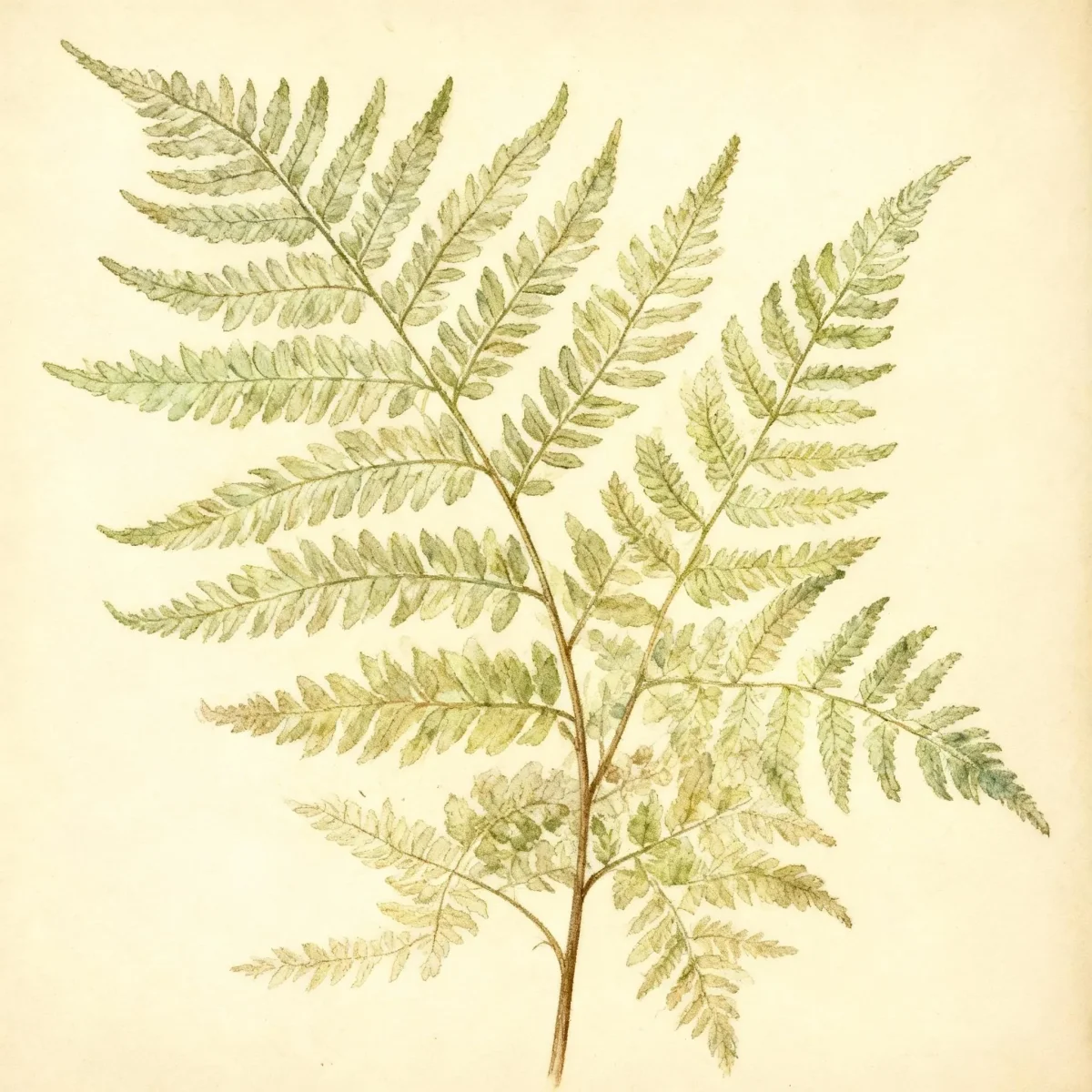 Lady fern (Athyrium filix-femina 'Veroniae Cristatum')