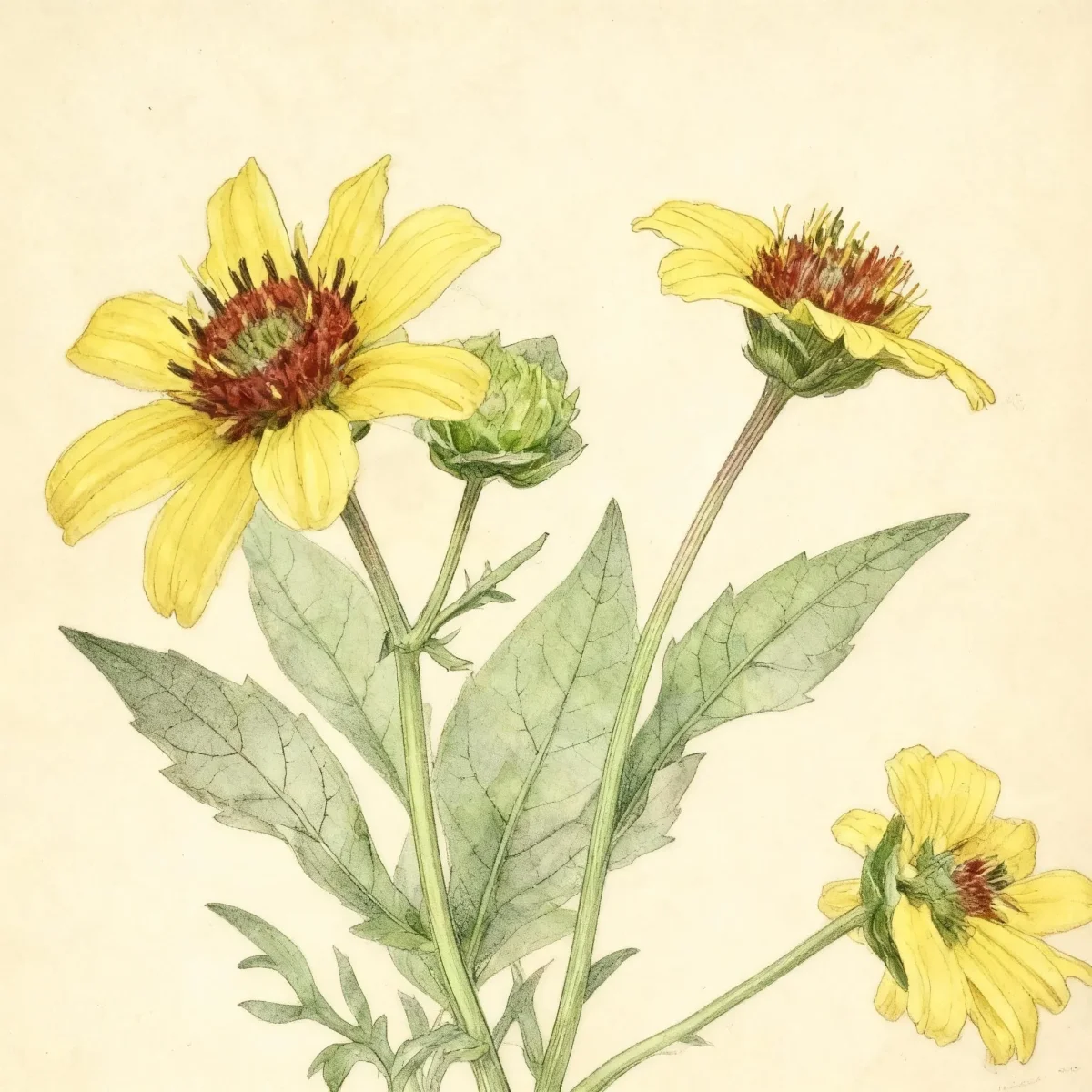 Chocolate flower (Berlandiera lyrata)