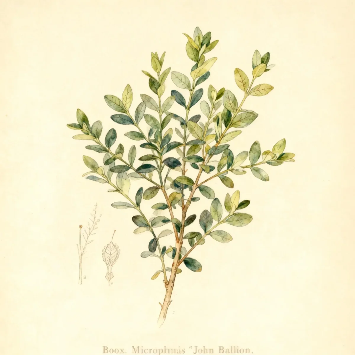 Boxwood (Buxus microphylla 'John Baldwin')
