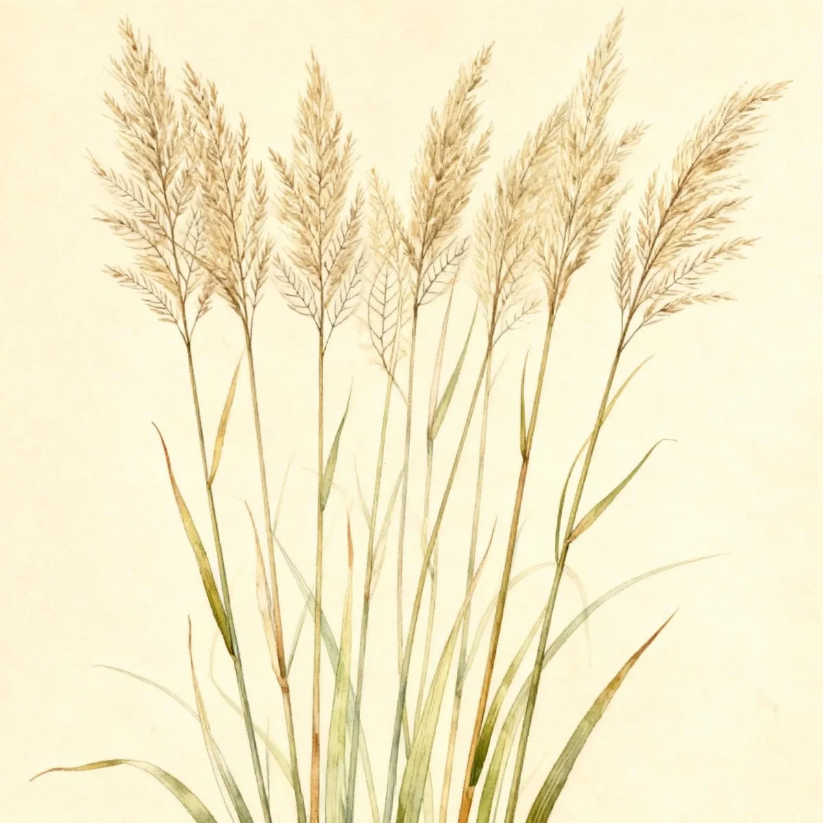 Feather reed grass (Calamagrostis × acutiflora 'Karl Foerster')