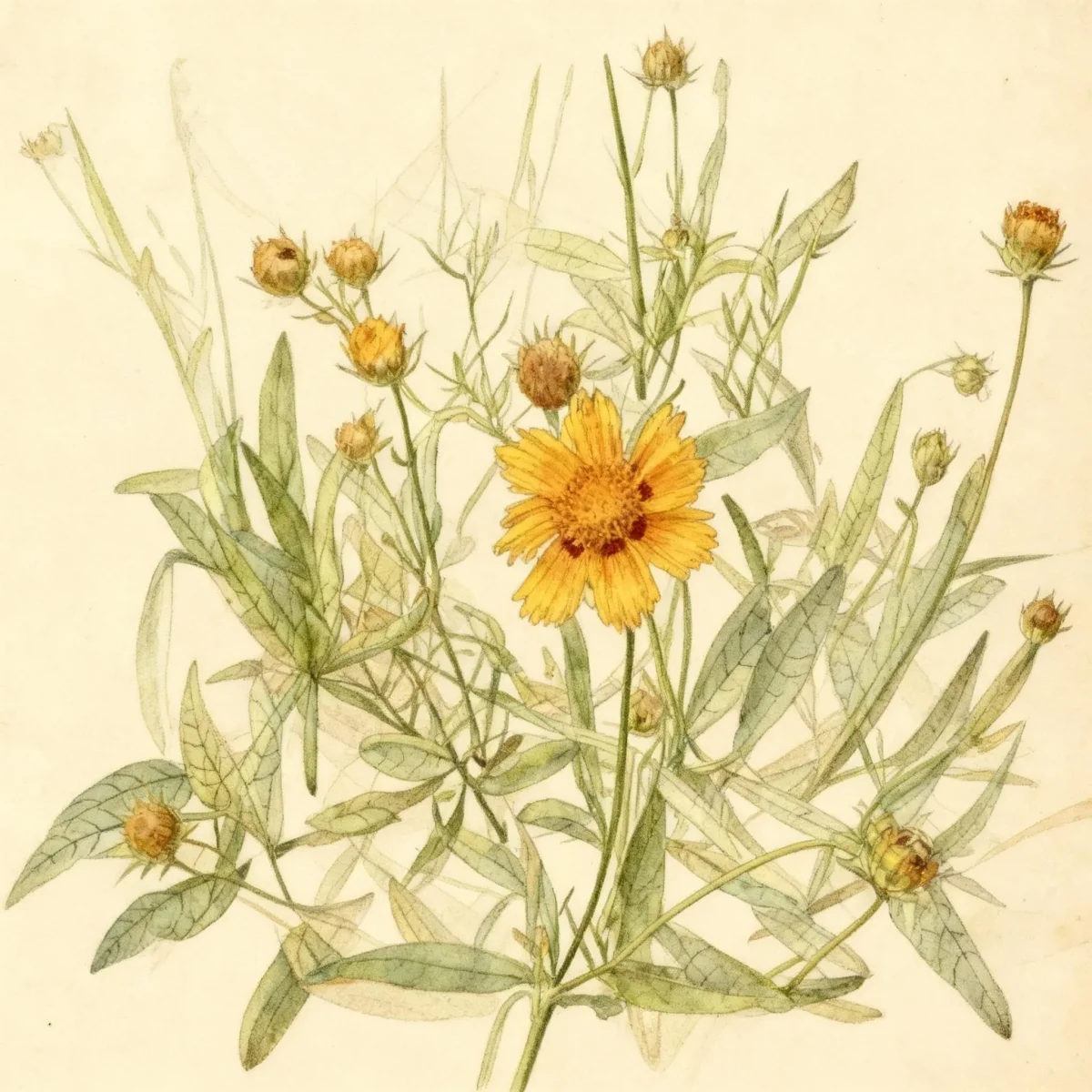 Tickseed (Coreopsis 'Tequila Sunrise')
