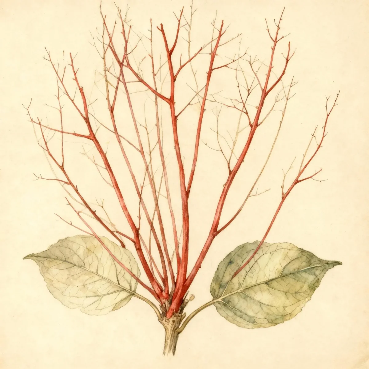 Tatarian dogwood (Cornus alba 'Sibirica')