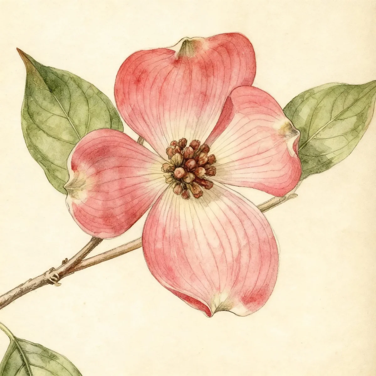 Flowering dogwood (Cornus florida 'Cherokee Chief')