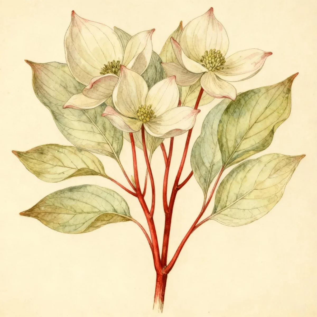 Red twig dogwood (Cornus sericea 'Baileyi')