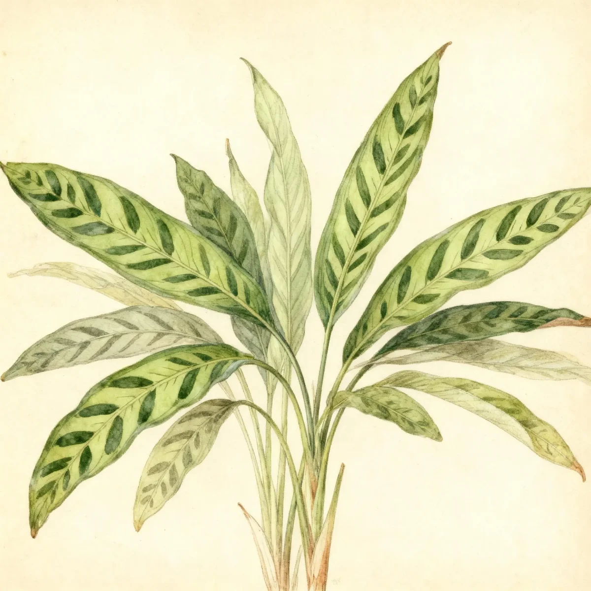 Rattlesnake plant (Calathea lancifolia)