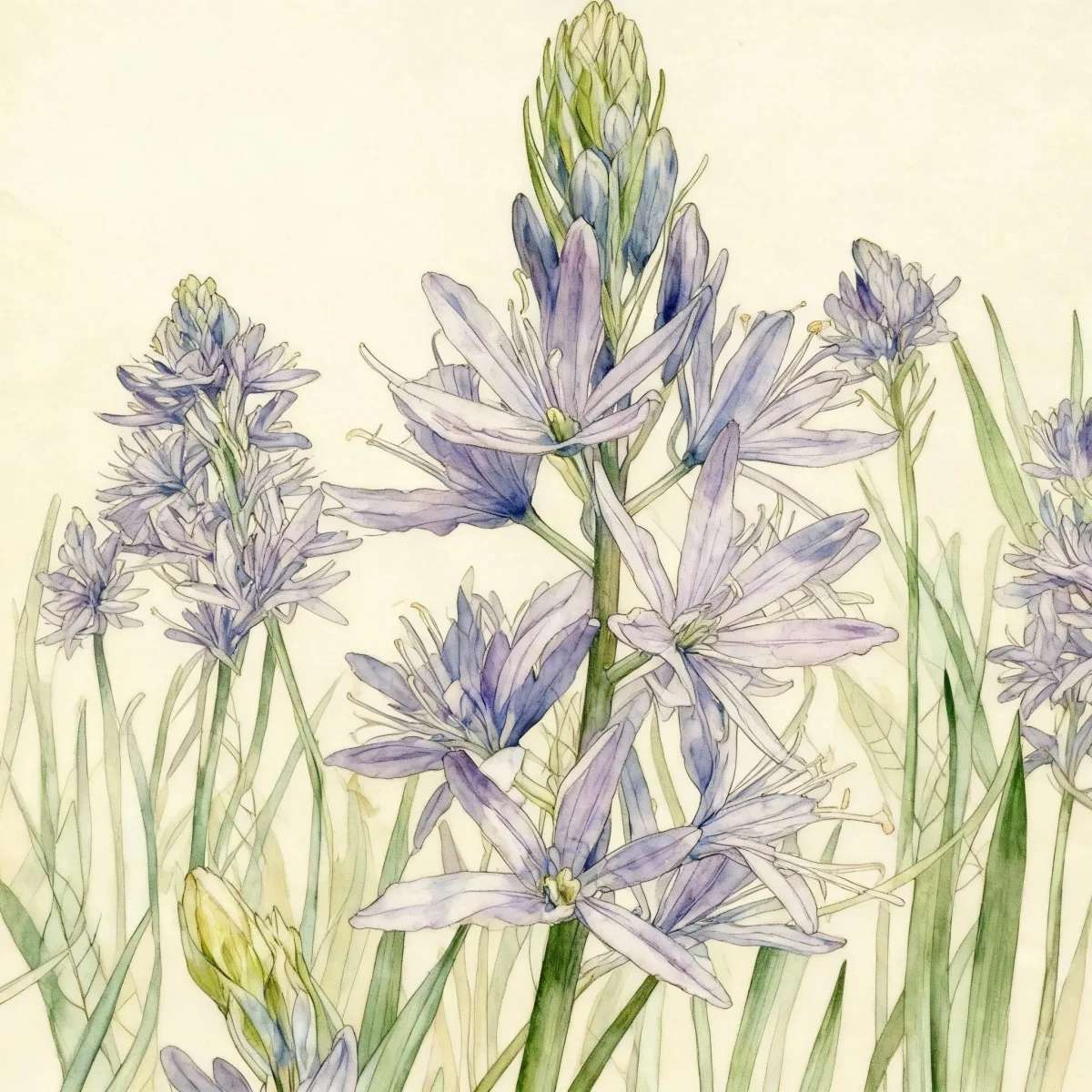 Camass (Camassia leichtlinii subsp. suksdorfii 'Blauwe Donau' BLUE DANUBE)