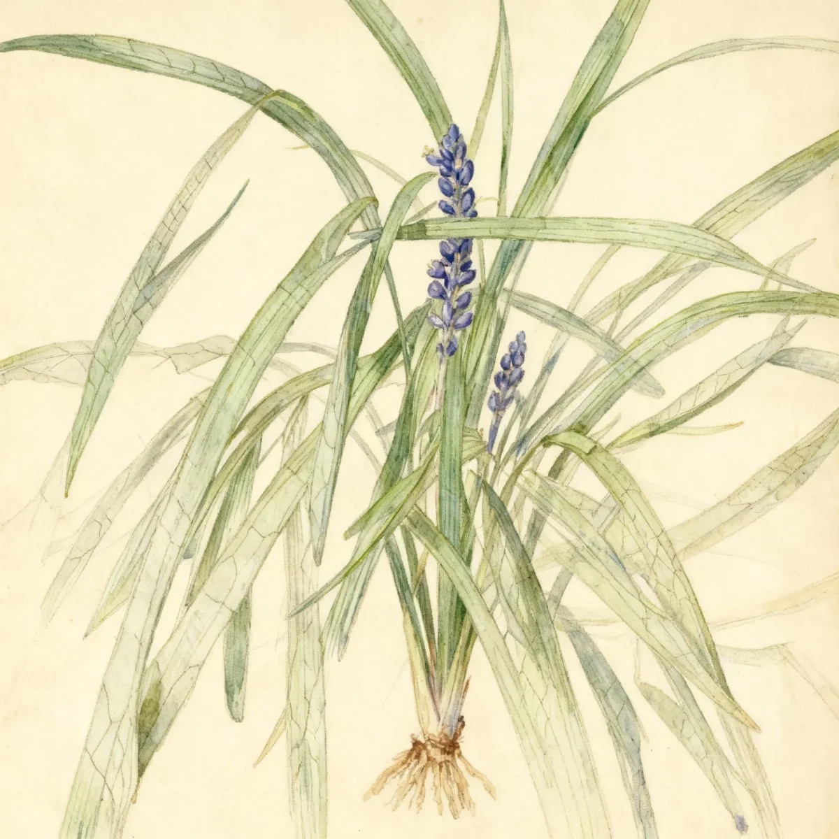 Lily turf (Liriope muscari 'Tidwell's Big Blue')