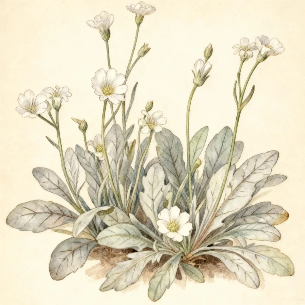 Snow-in-summer (Cerastium tomentosum 'Yo Yo')