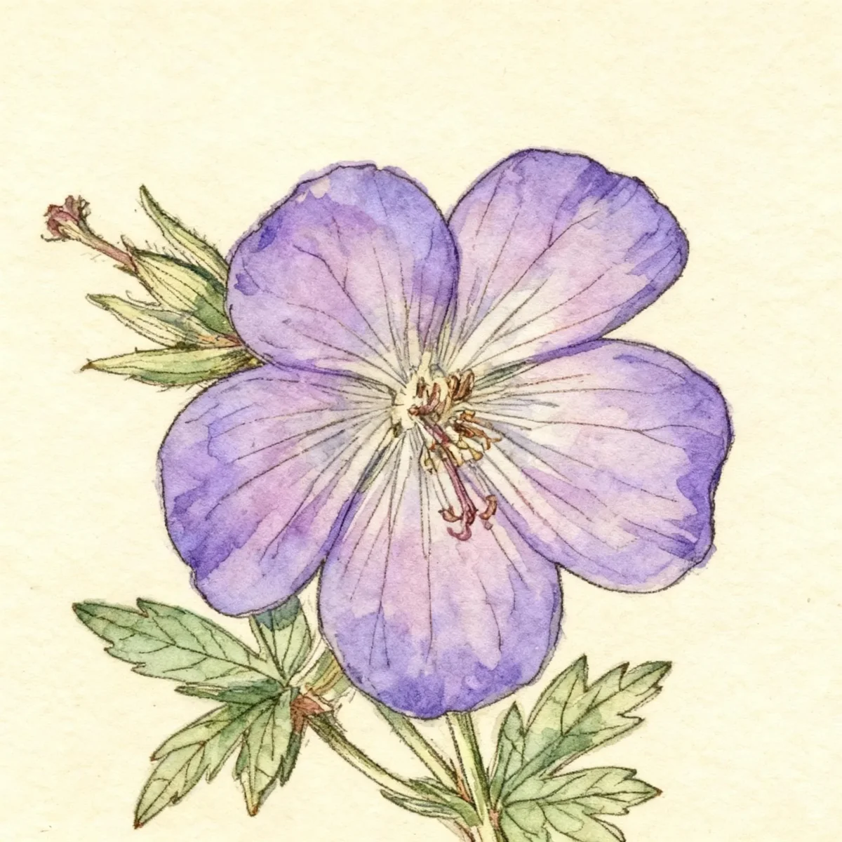 Cranesbill (Geranium 'Johnson's Blue')