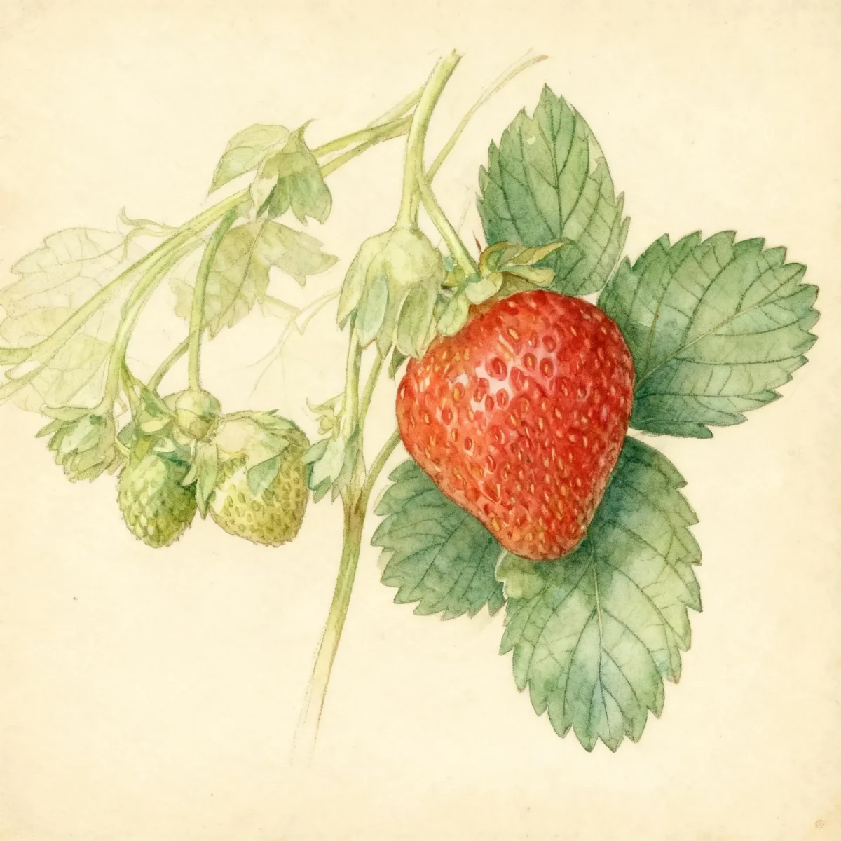 Strawberry (Fragaria 'Dunlap')