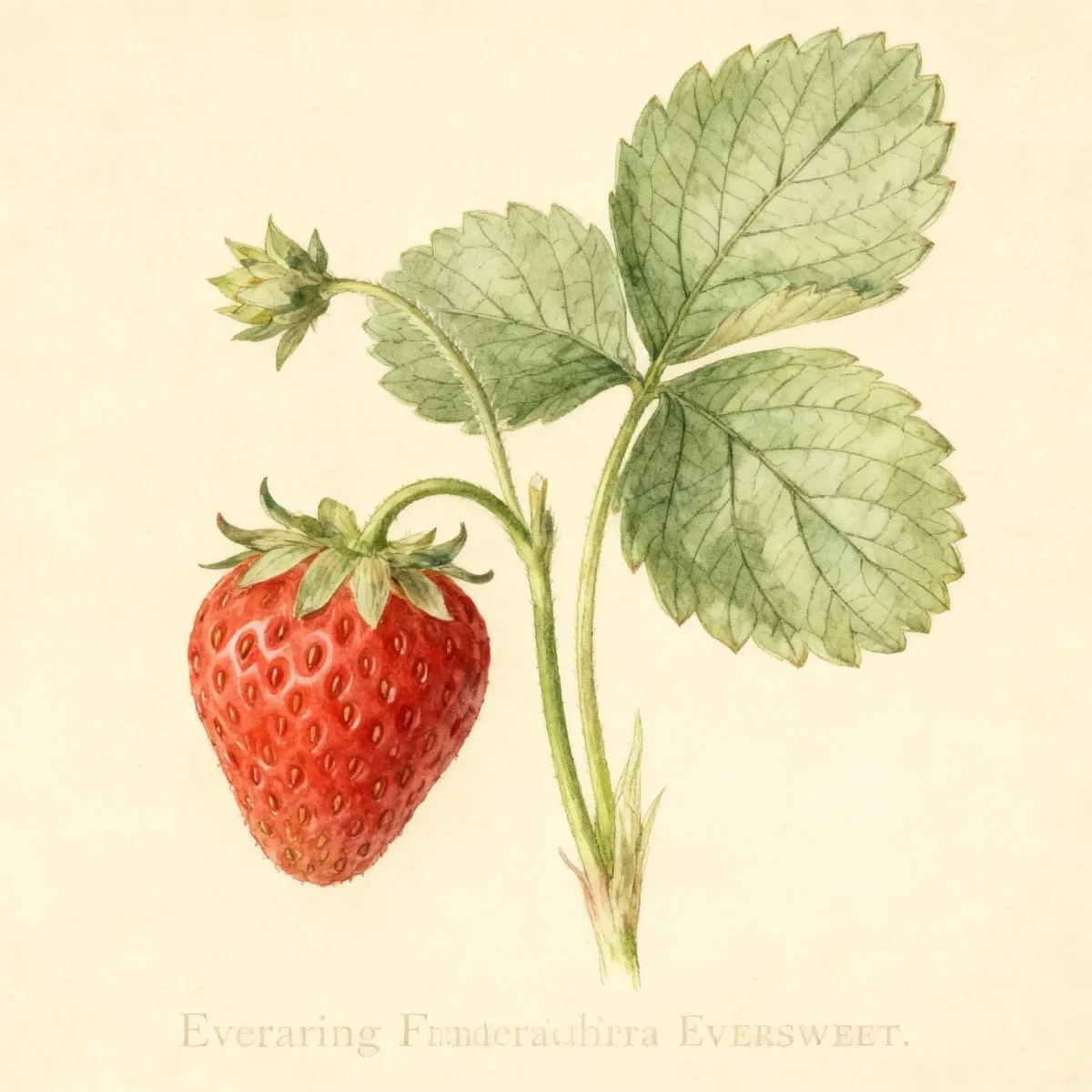 Everbearing strawberry (Fragaria EVERSWEET)