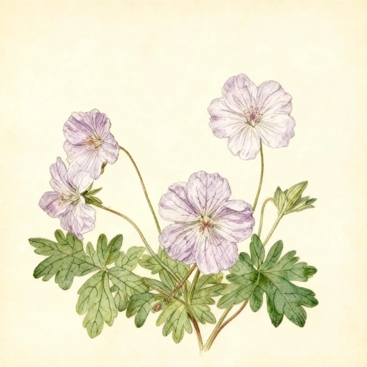 Cranesbill (Geranium macrorrhizum ''Ingwersens Variety'')