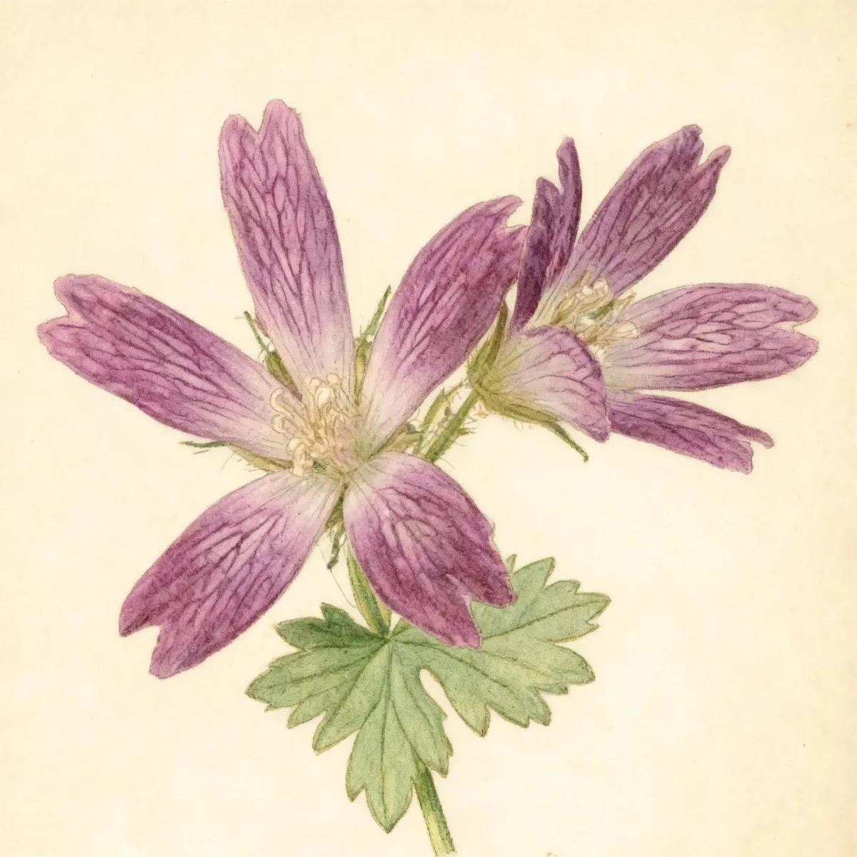 Cranesbill (Geranium × oxonianum 'Thurstonianum')