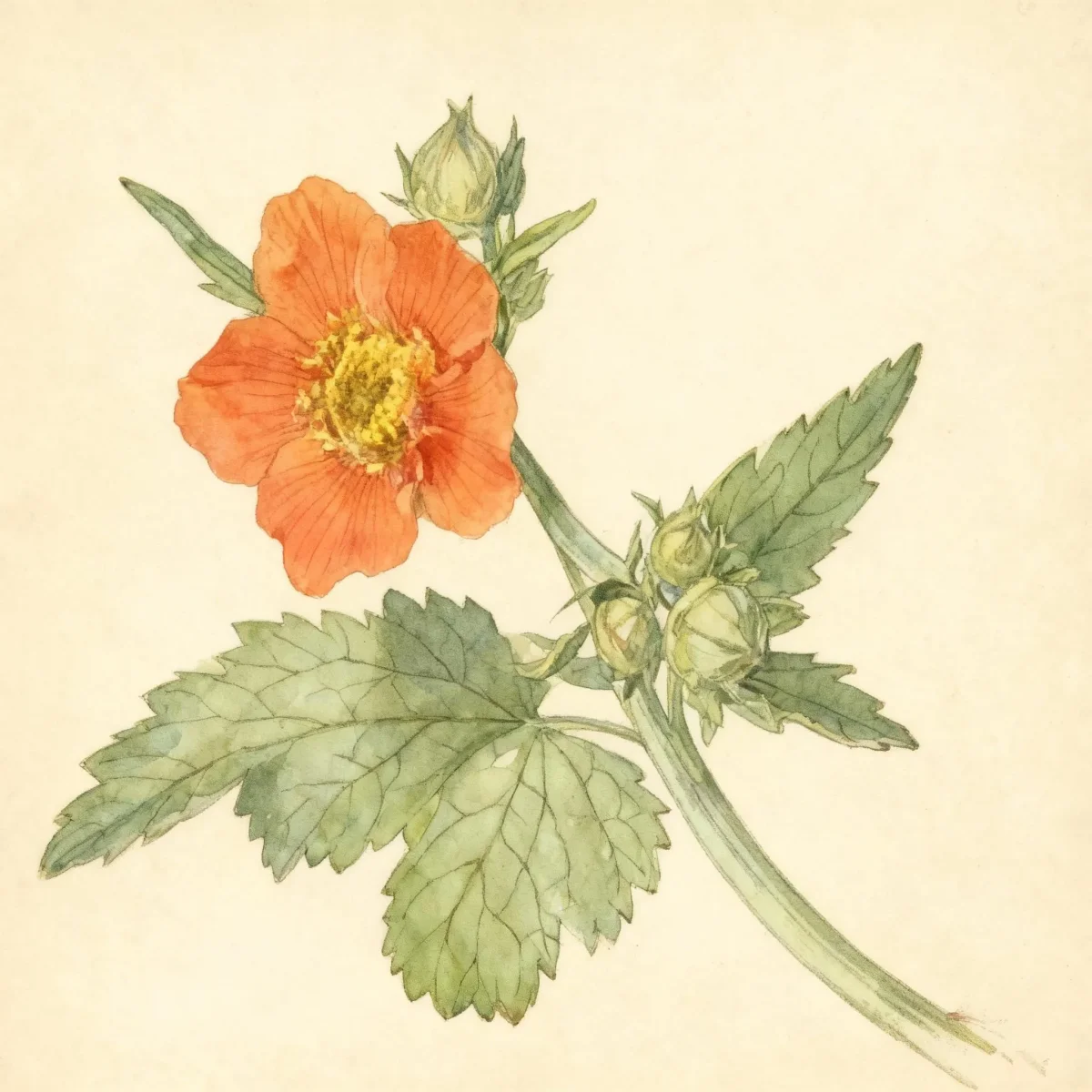 Avens (Geum 'Mrs. J. Bradshaw')
