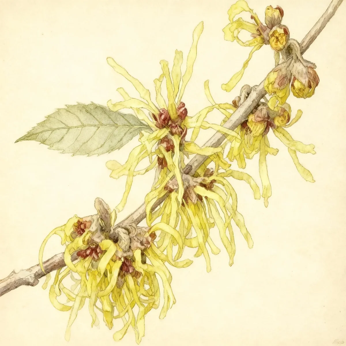 Witch hazel (Hamamelis × intermedia 'Arnold Promise')
