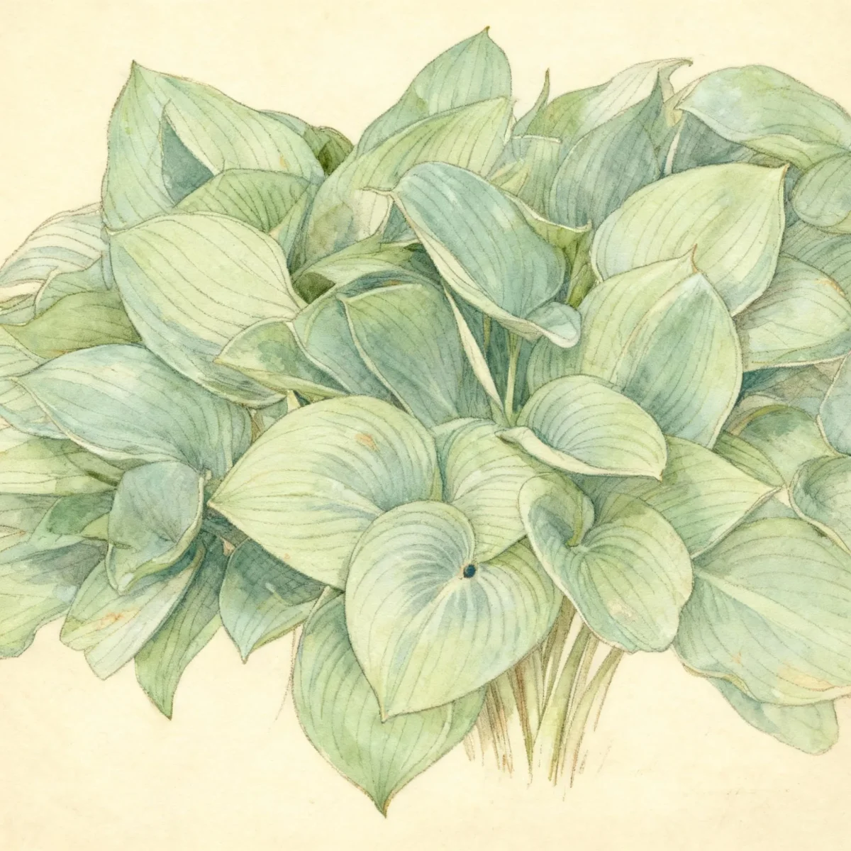 Hosta (Hosta (Tardiana Group) 'Halcyon')