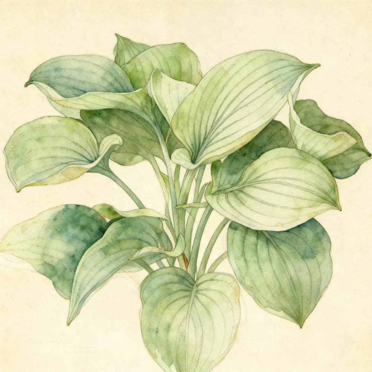 Hosta (Hosta (Tardiana Group) 'Harmony')