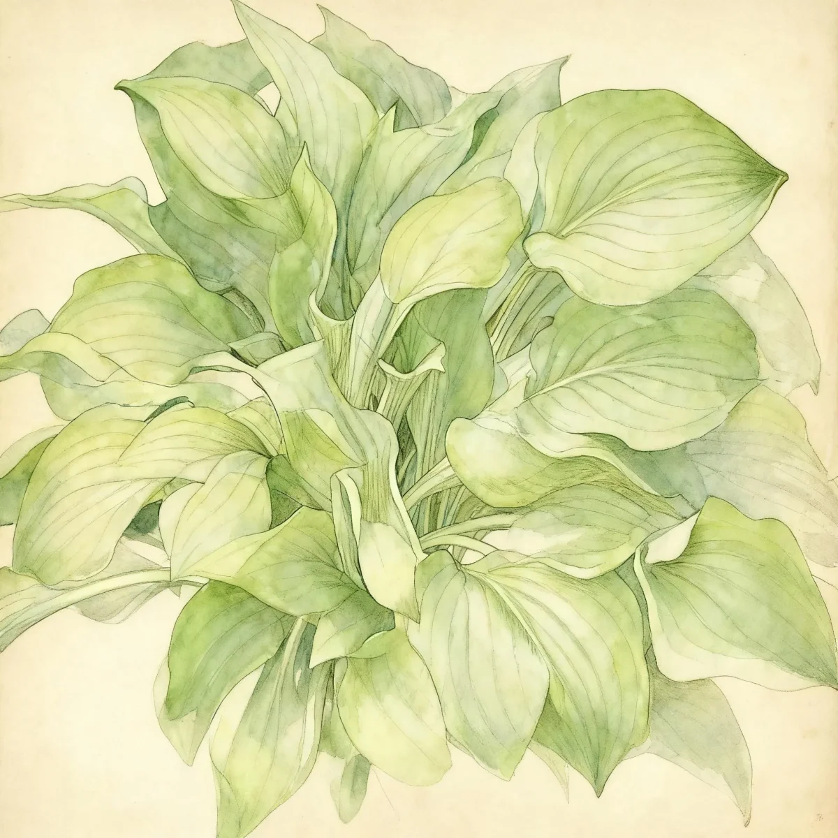 Hosta (Hosta 'Birchwood Parky's Gold')