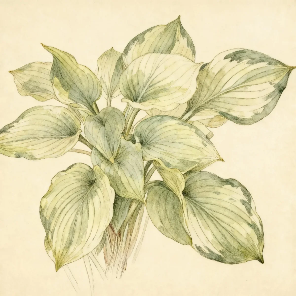 Hosta (Hosta 'Sum and Substance')