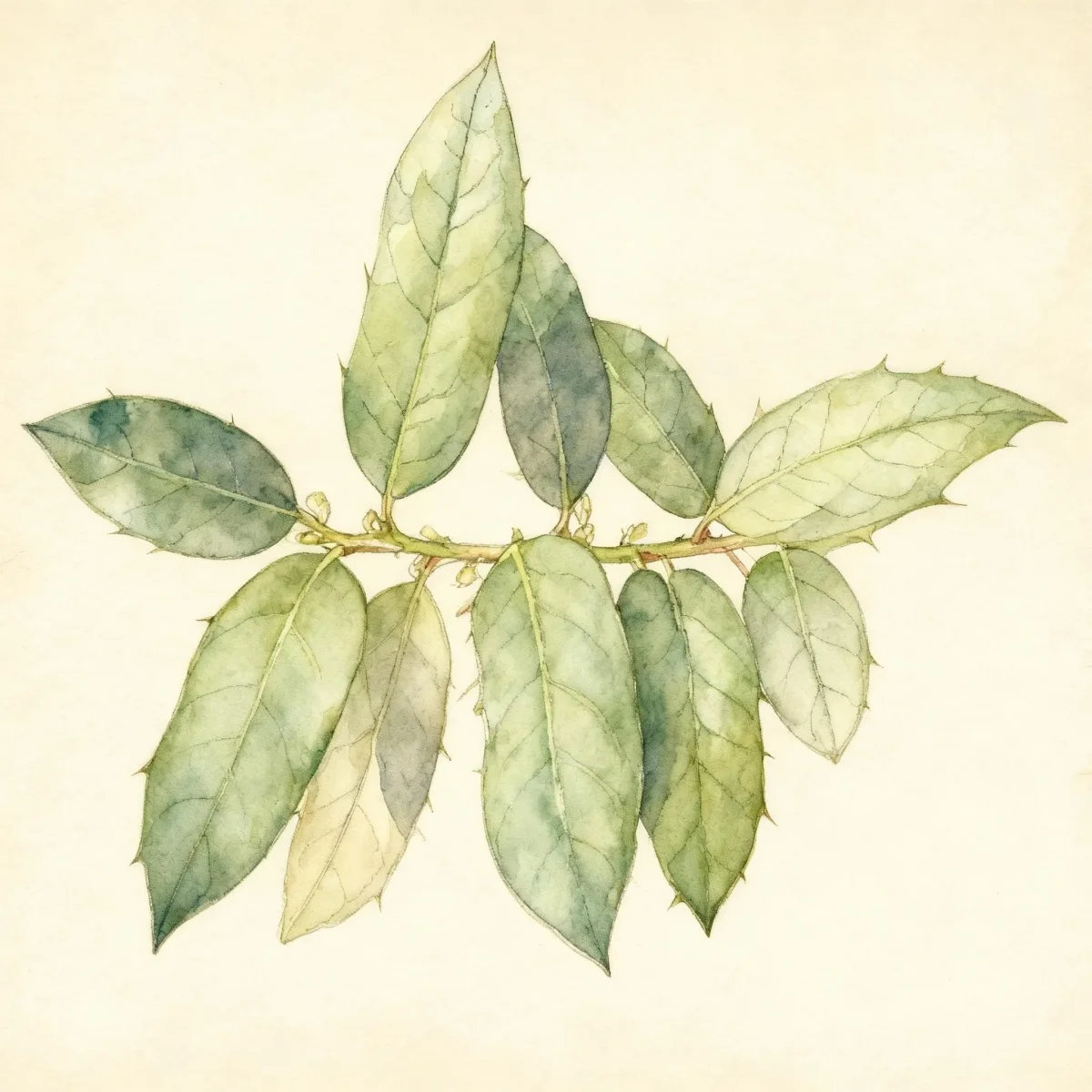 Chinese holly (Ilex cornuta 'Delcon')