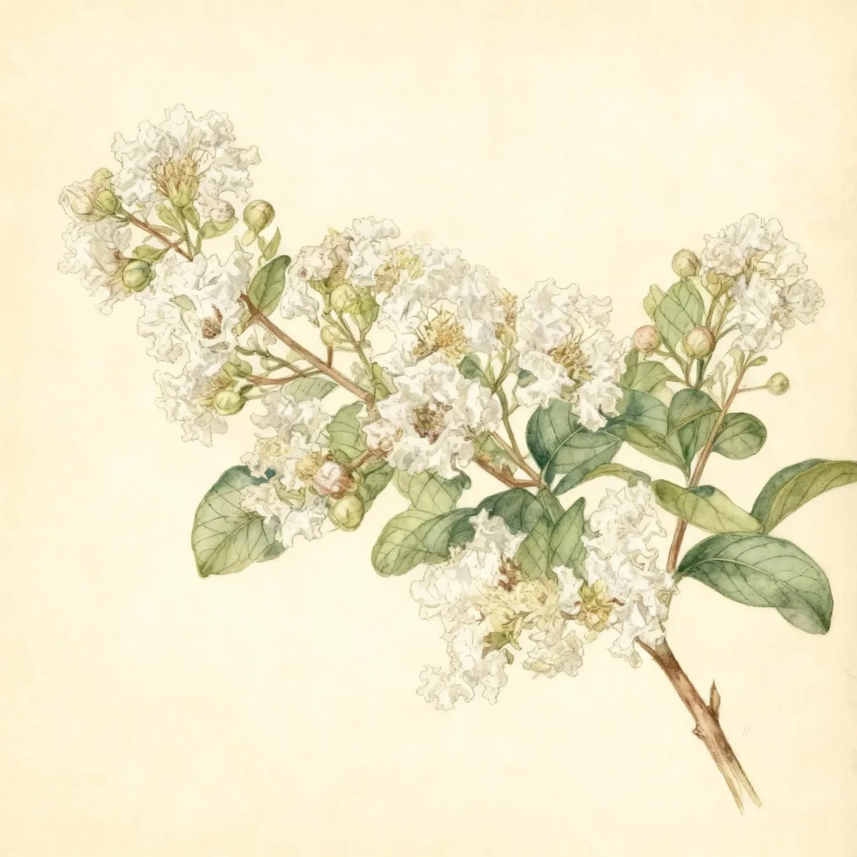 Crape myrtle (Lagerstroemia 'Acoma')