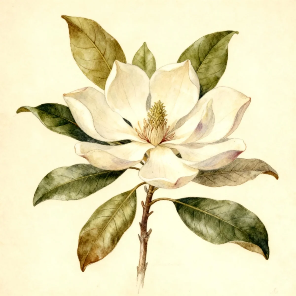 Large-flowered magnolia (Magnolia grandiflora ''Edith Bogue'')