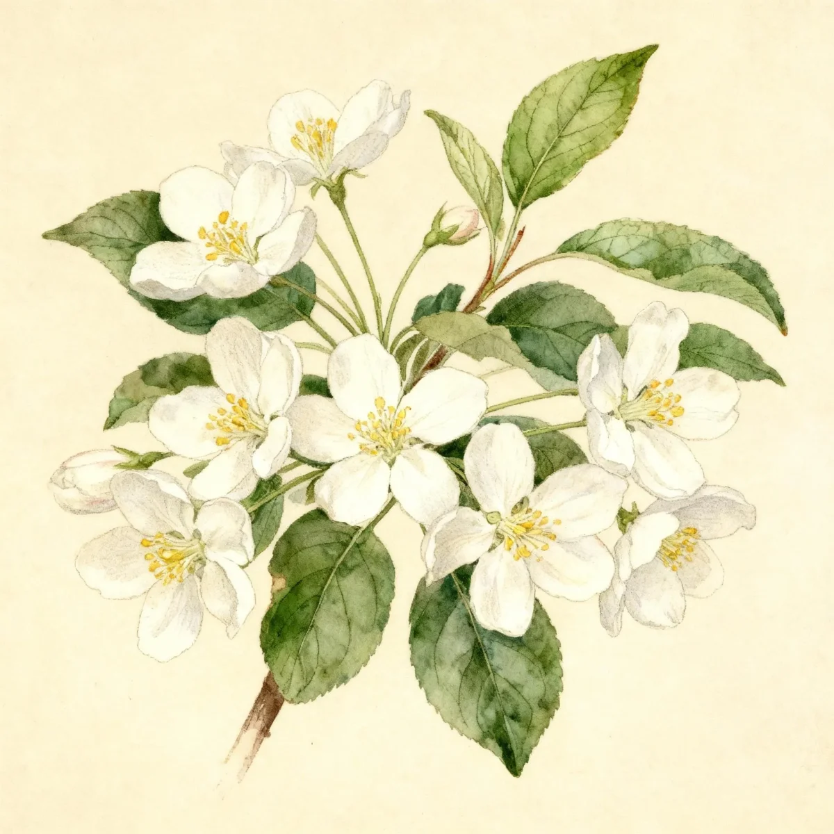 Flowering crabapple (Malus 'Amberina')