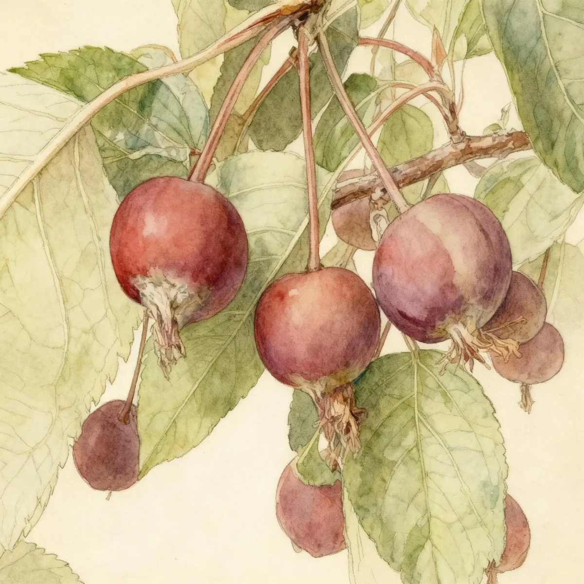 Flowering crabapple (Malus 'Branzam' BRANDYWINE)