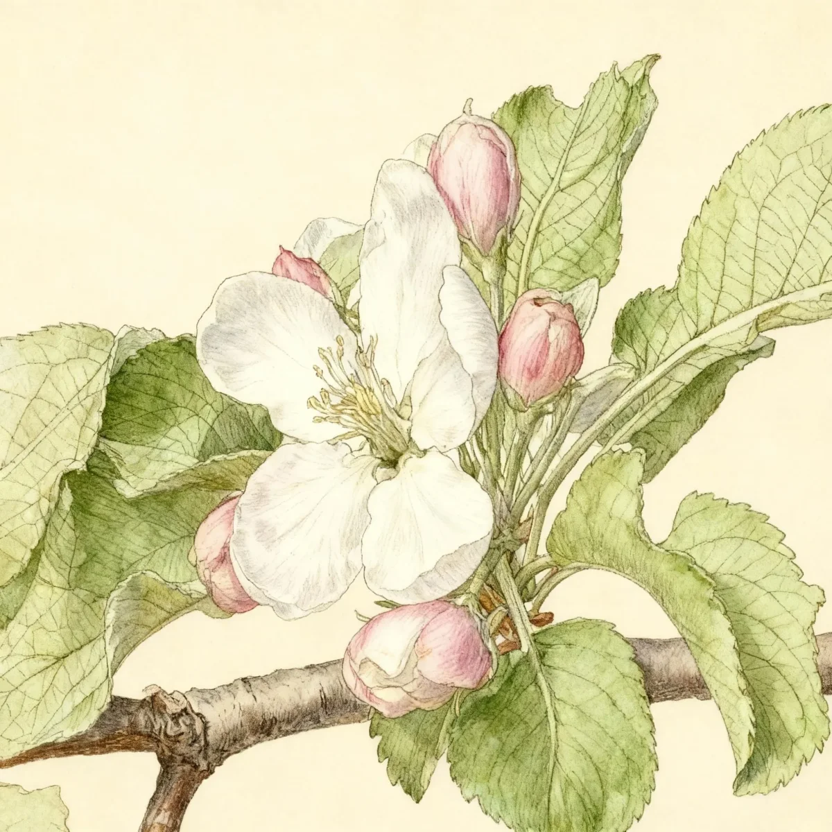 Semi-dwarf apple (Malus 'Jonafree')