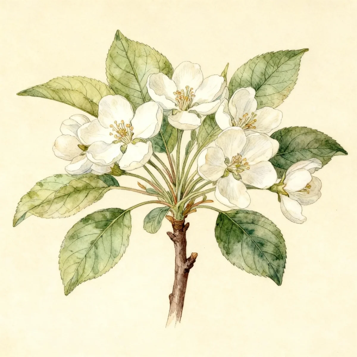 Flowering crabapple (Malus 'Snowdrift')