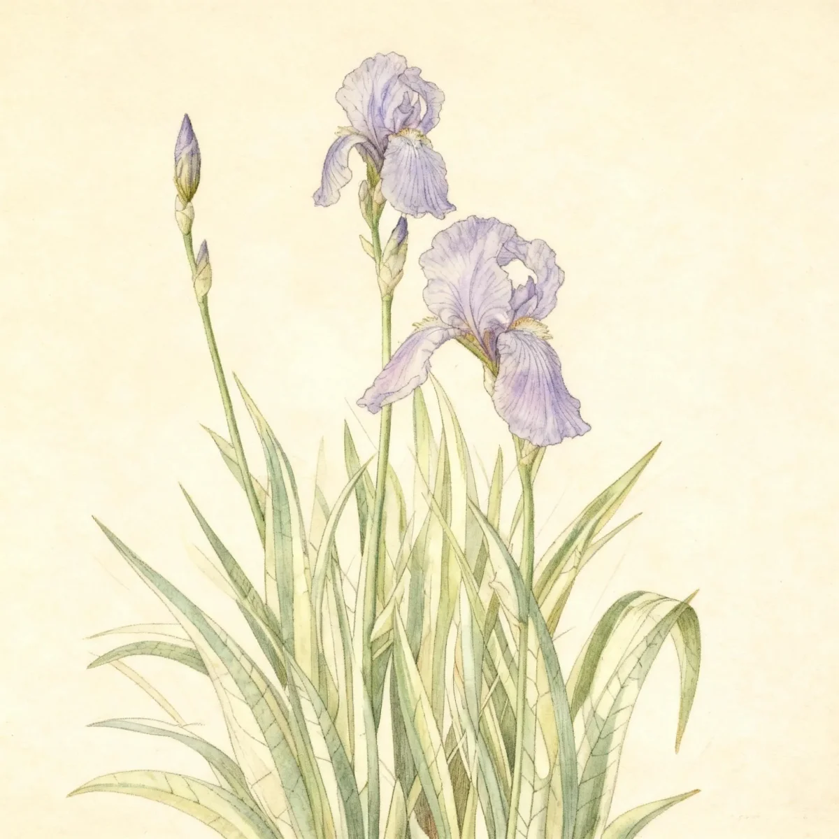 Iris (Iris pallida 'Variegata')