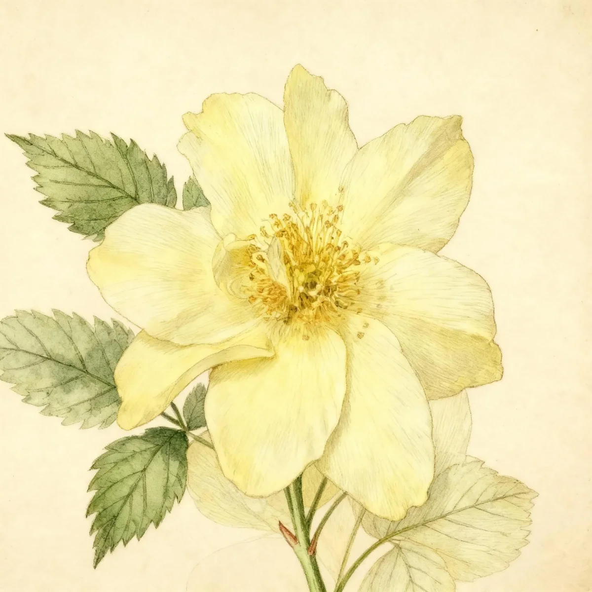 Japanese kerria (Kerria japonica 'Albescens')