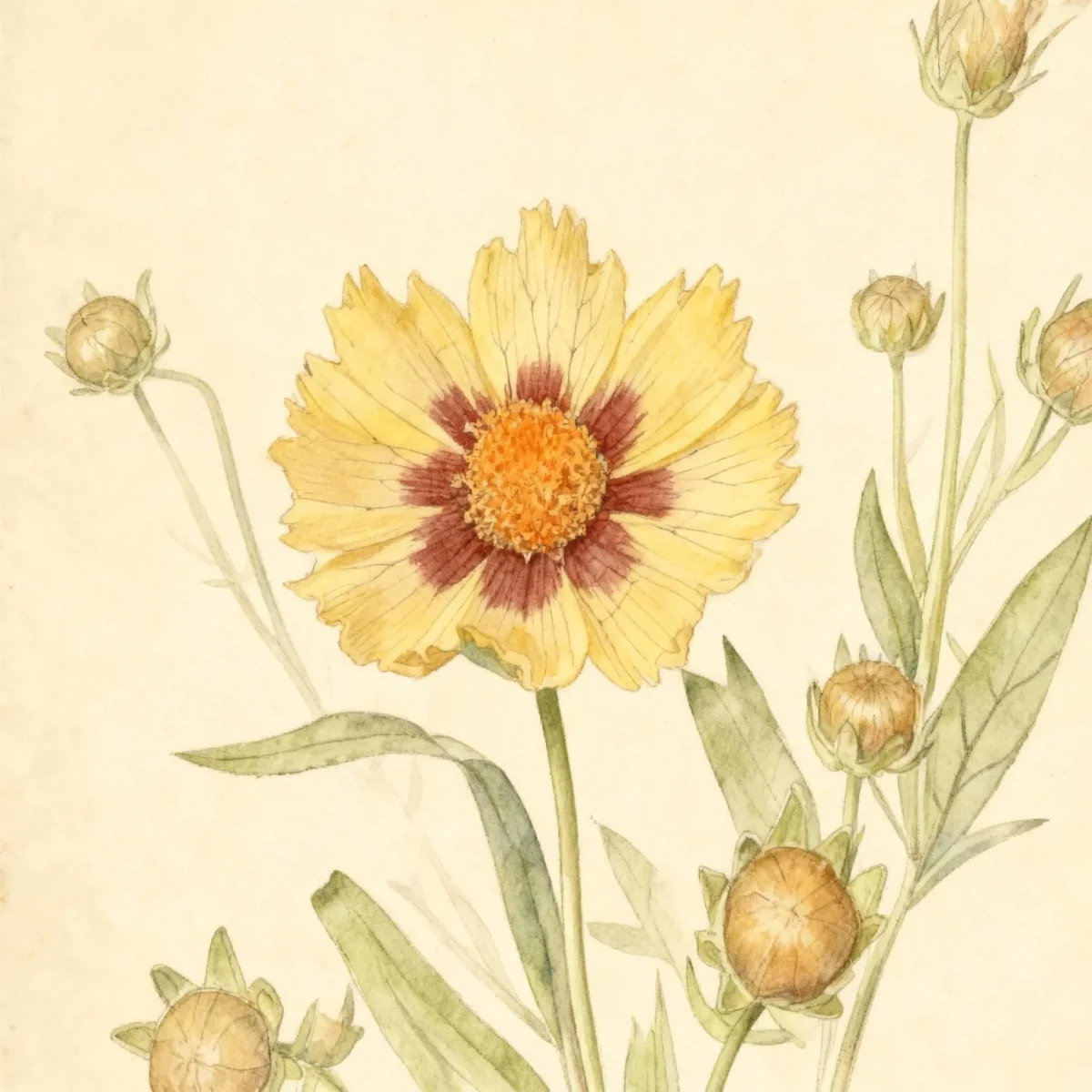 Large-flowered tickseed (Coreopsis grandiflora 'Domino')