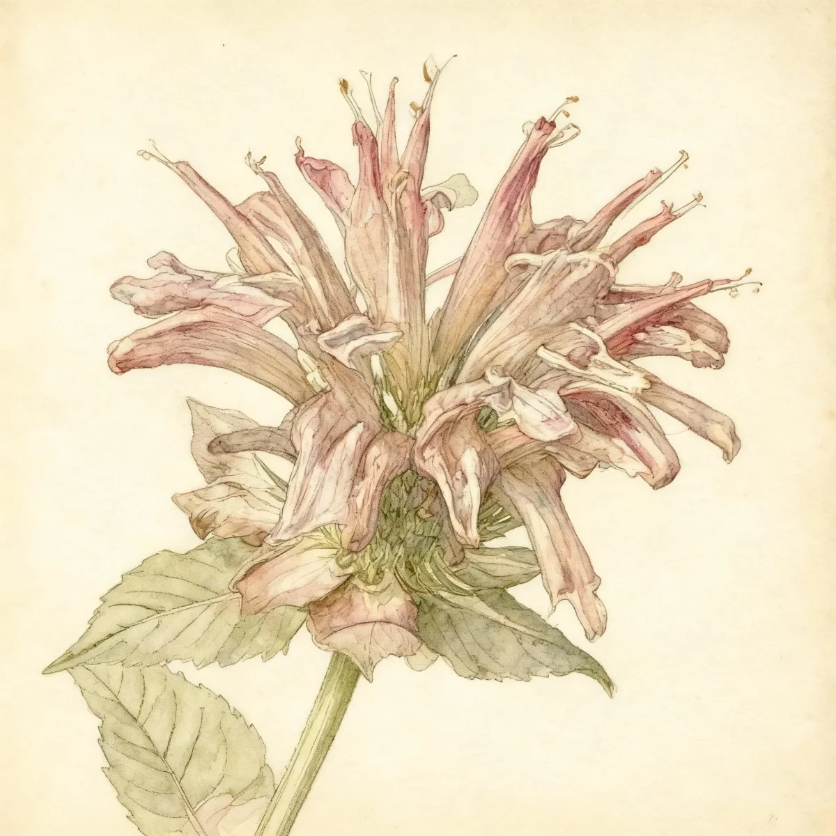 Wild bergamot (Monarda 'Fireball')