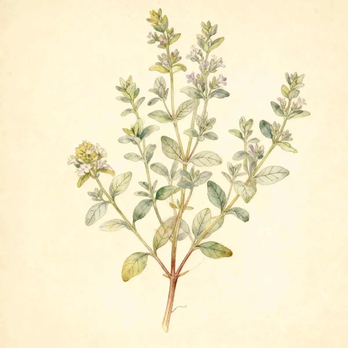 Lemon thyme (Thymus × citriodorus 'Silver Queen')