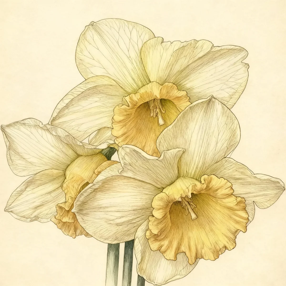 Large-cupped daffodil