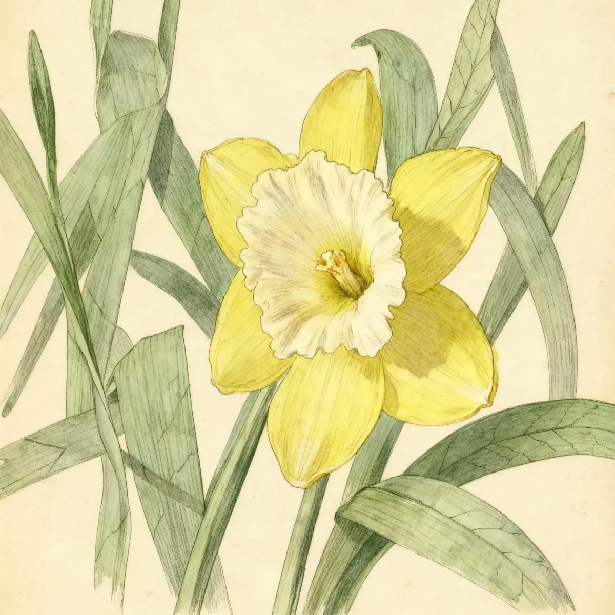 Large-cupped daffodil