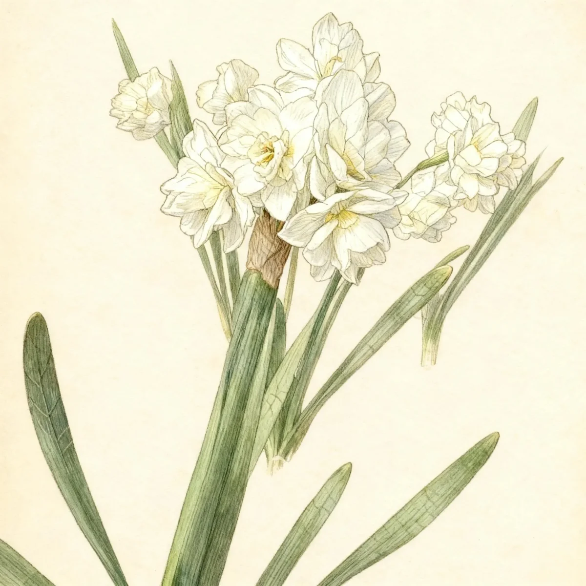 Double daffodil (Narcissus 'Erlicheer')