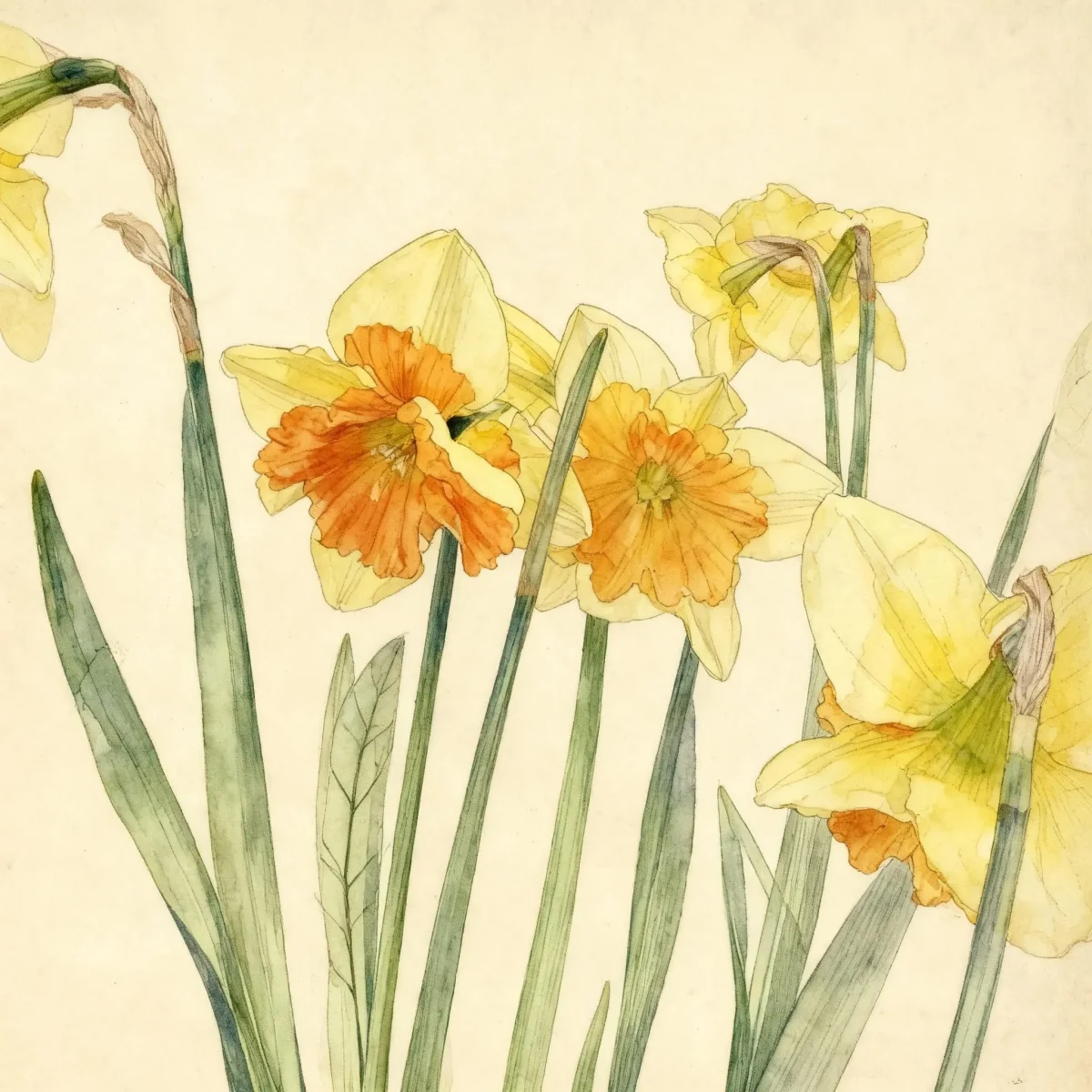 Split-corona daffodil (Narcissus 'Mondragon')