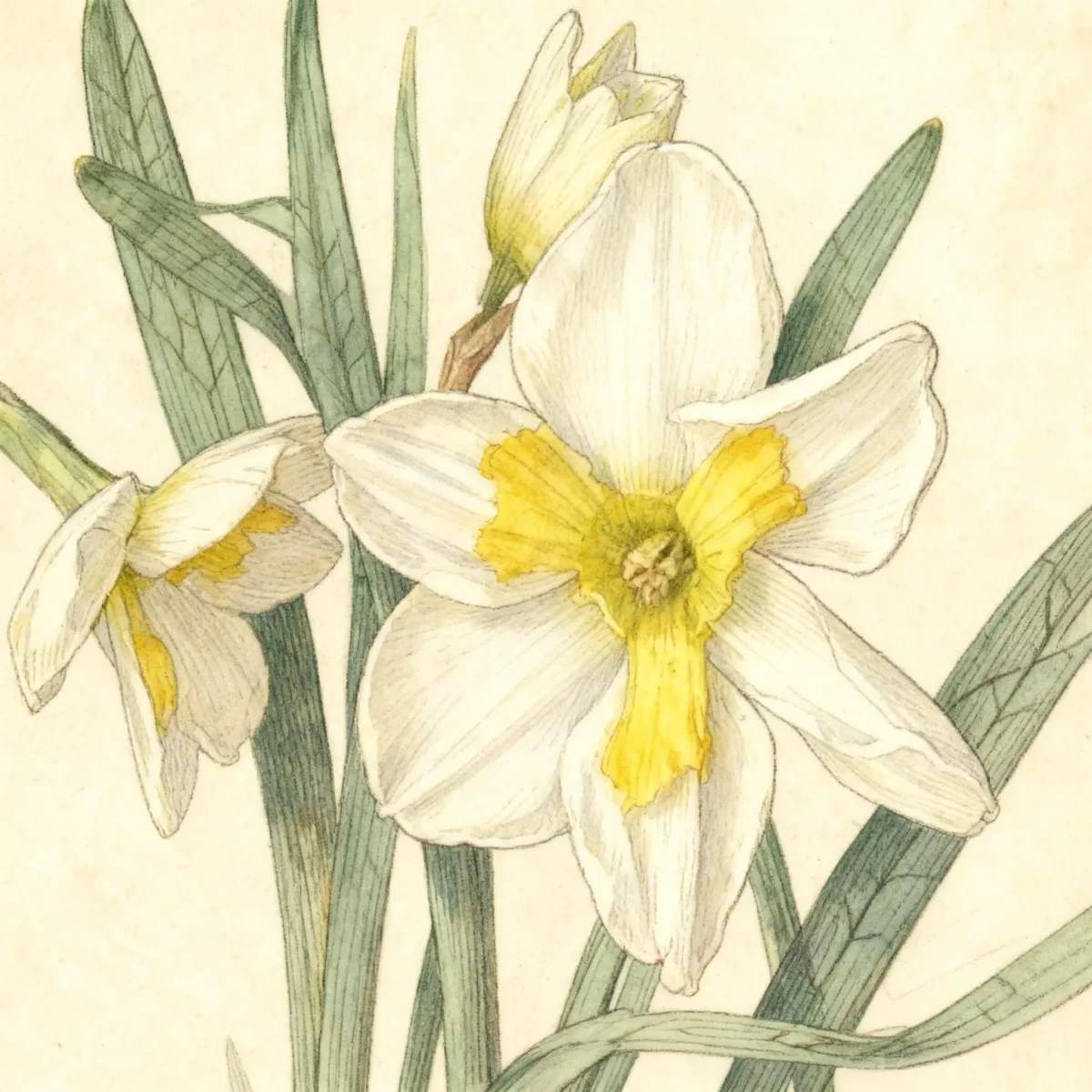 Split-corona daffodil (Narcissus 'Tricollet')