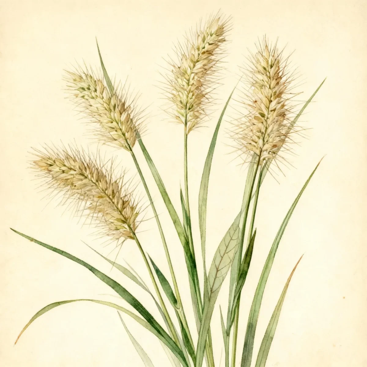 Fountain grass (Pennisetum alopecuroides 'Little Honey')
