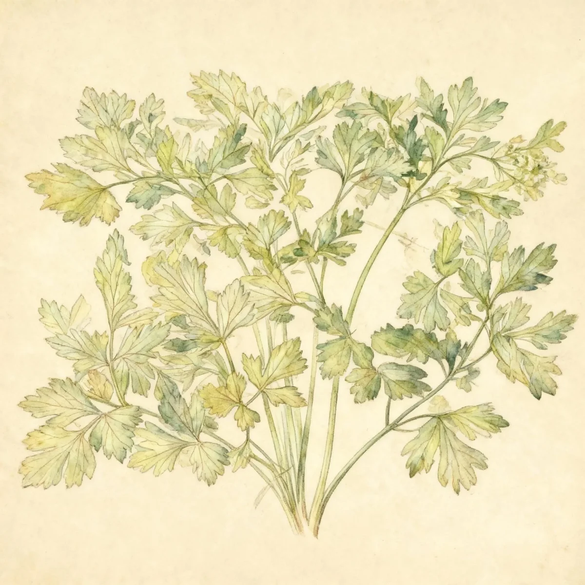 Italian parsley (Petroselinum crispum var. neapolitanum)