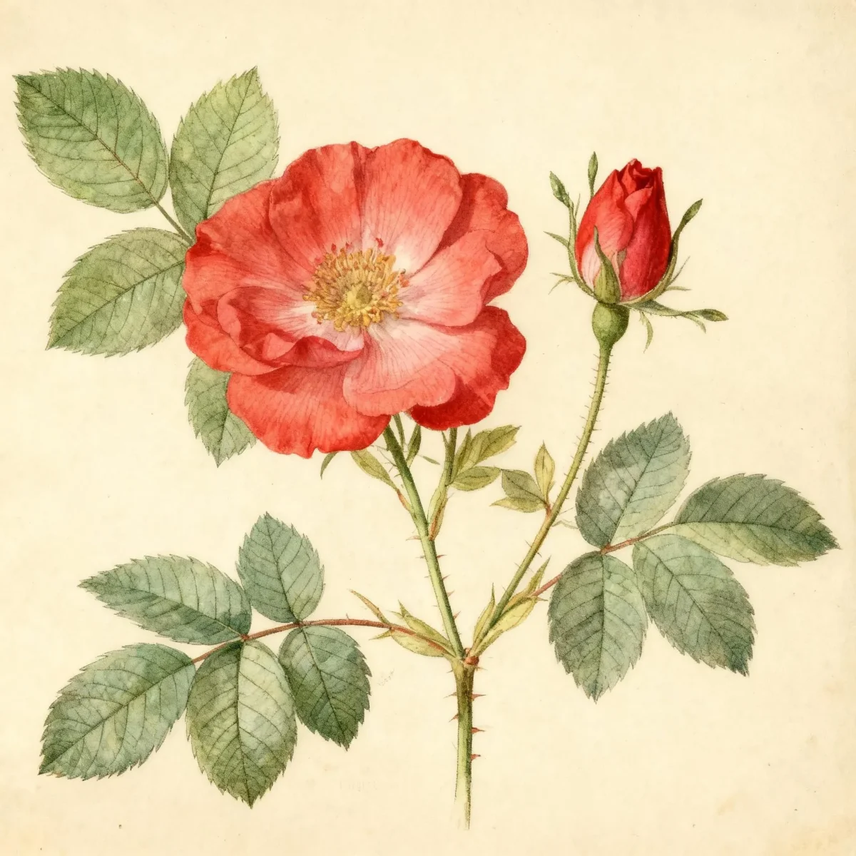 Hybrid rugosa rose (Rosa 'Morten' LINDA CAMPBELL)